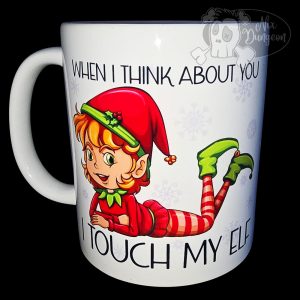 I touch my elf mug