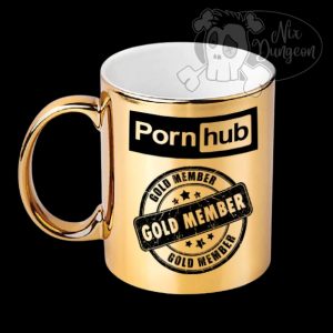 Porn Hub Gold Member - Gold Mug