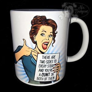 Two sides to every story mug