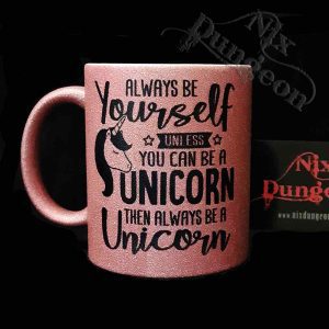 Personalised Unicorn Glitter Mug