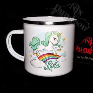 Custom 12oz Enamel Cup
