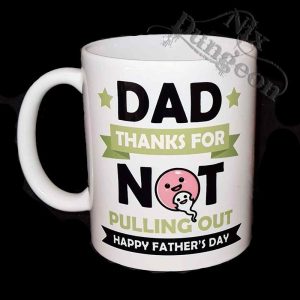 Personalised Dad Pull Out Mug