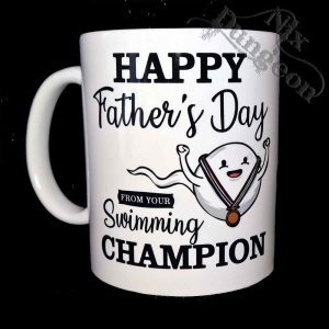 Personalised Dad Swimmer Mug