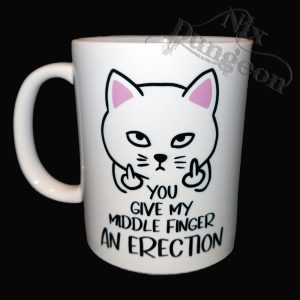 Middle Finger Erection Mug