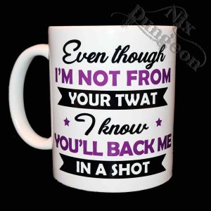 Personalised 'Not' Mum Twat Mug