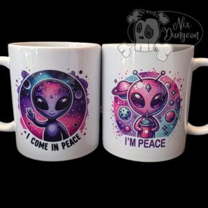 Come in Peace Mug Set