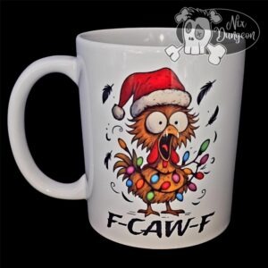 Festive F-Caw-F Mug